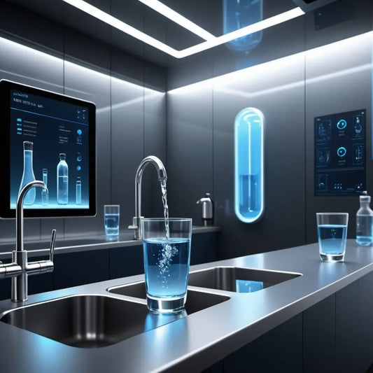 Water from the faucet in a laboratory